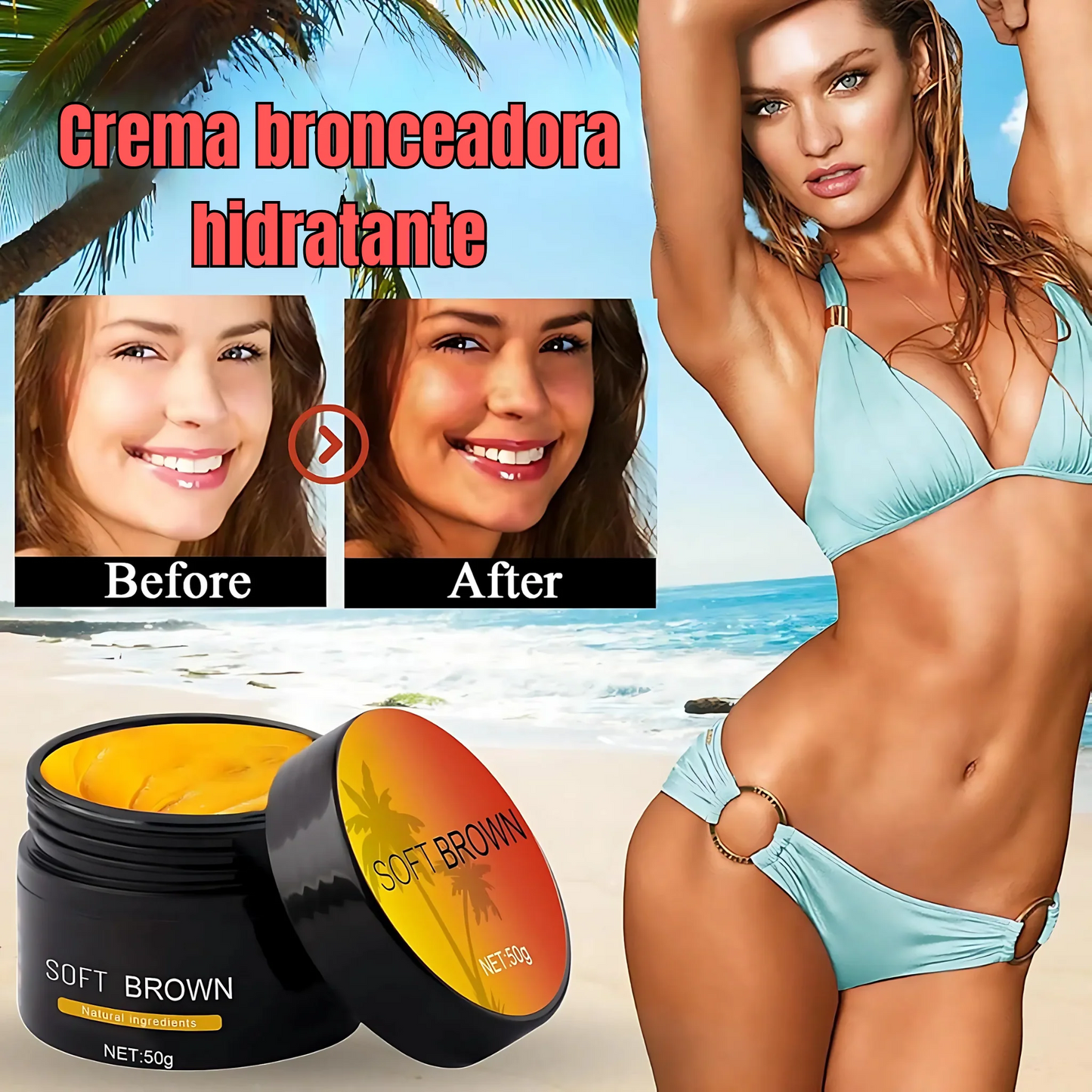 BronceDiosa by Eelhoe™ – Bronceador Natural 🌿 Tu Verano Empieza Aquí ☀️🧴